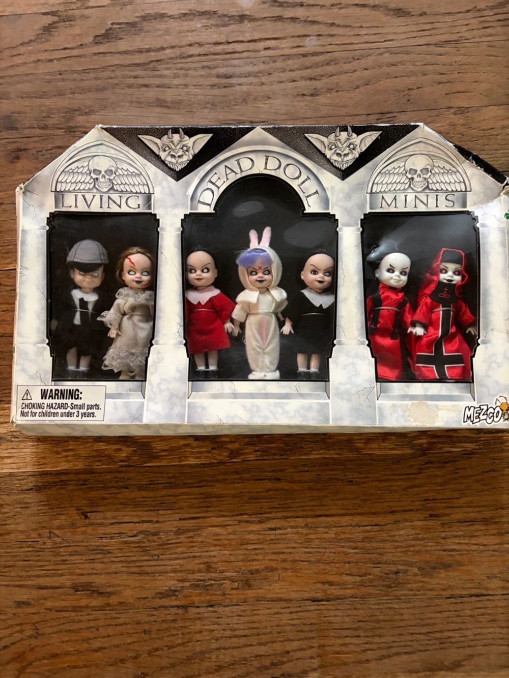Living Dead Dolls Minis 6-Figure Collector Set - Black, Red, White